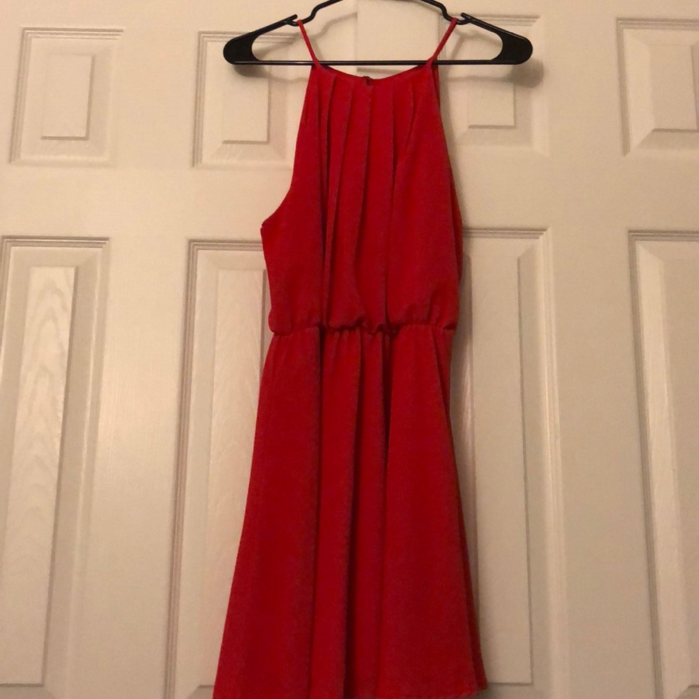 Red dress